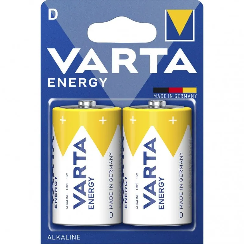Varta Energy D Confezione da 2 batterie da 1,5 V - immagine 1