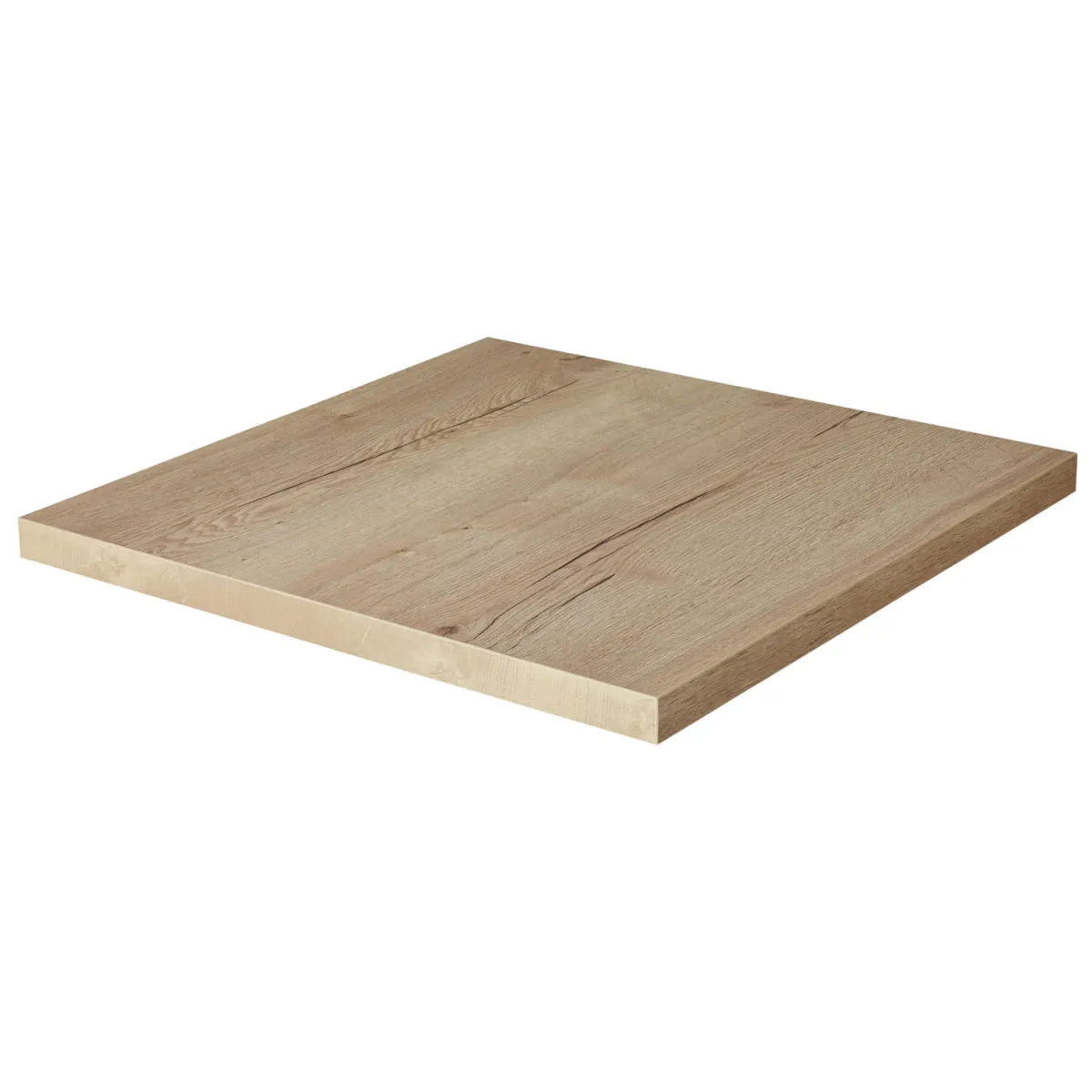 VEGA Piano per tavolo Spesso quadrato; 68x68 cm (LxL); quercia/naturale; quadrata - immagine 1