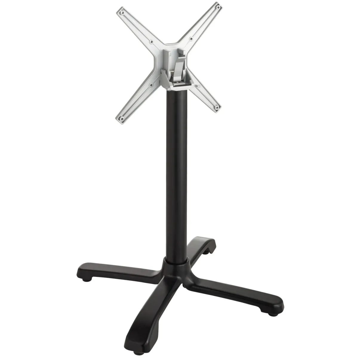 FLAT Base Tavolo autolivellante Flat pieghevole; 51x51x72 cm (LxLxH); nero - immagine 1
