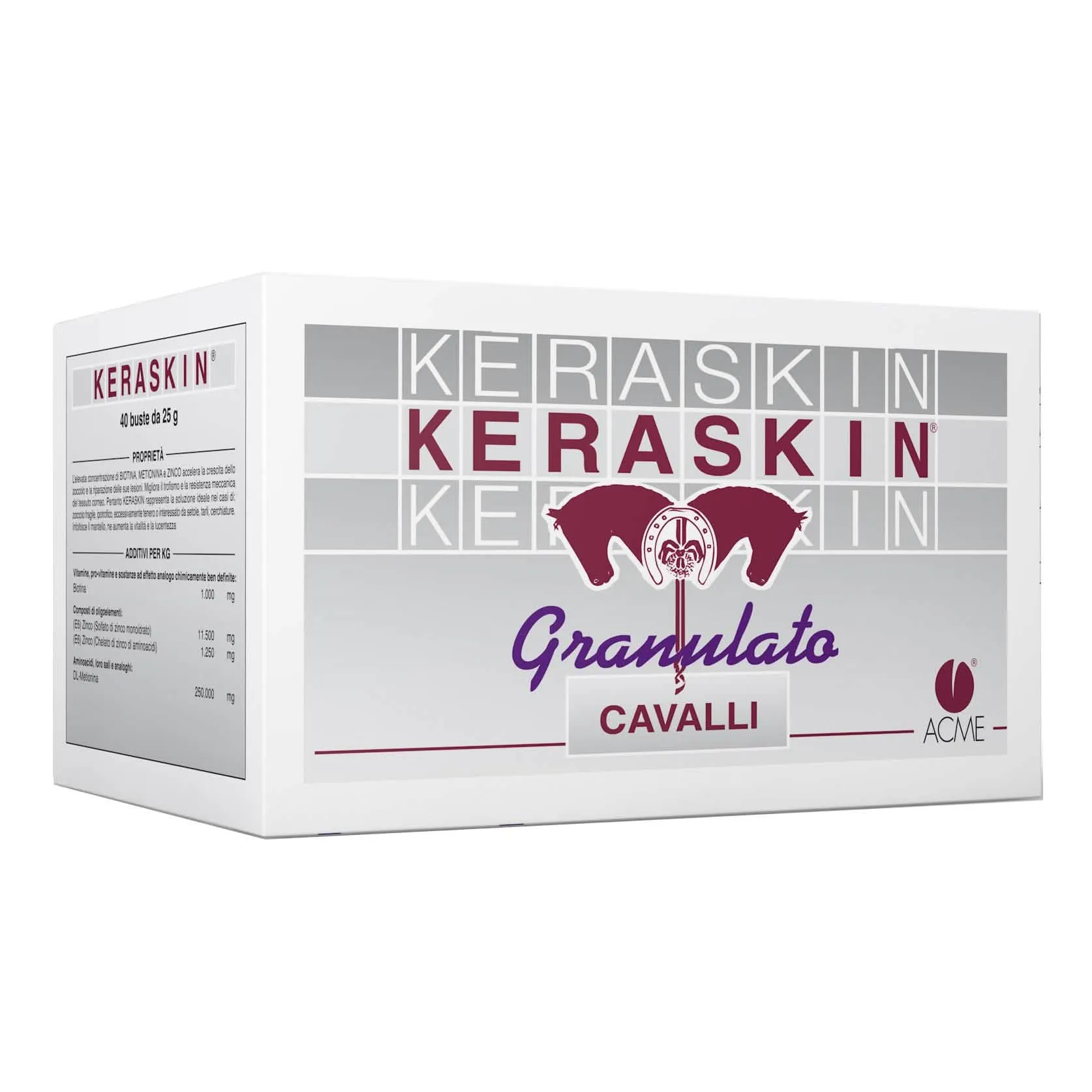 Keraskin plus granulato 40 buste 25 g - immagine 1