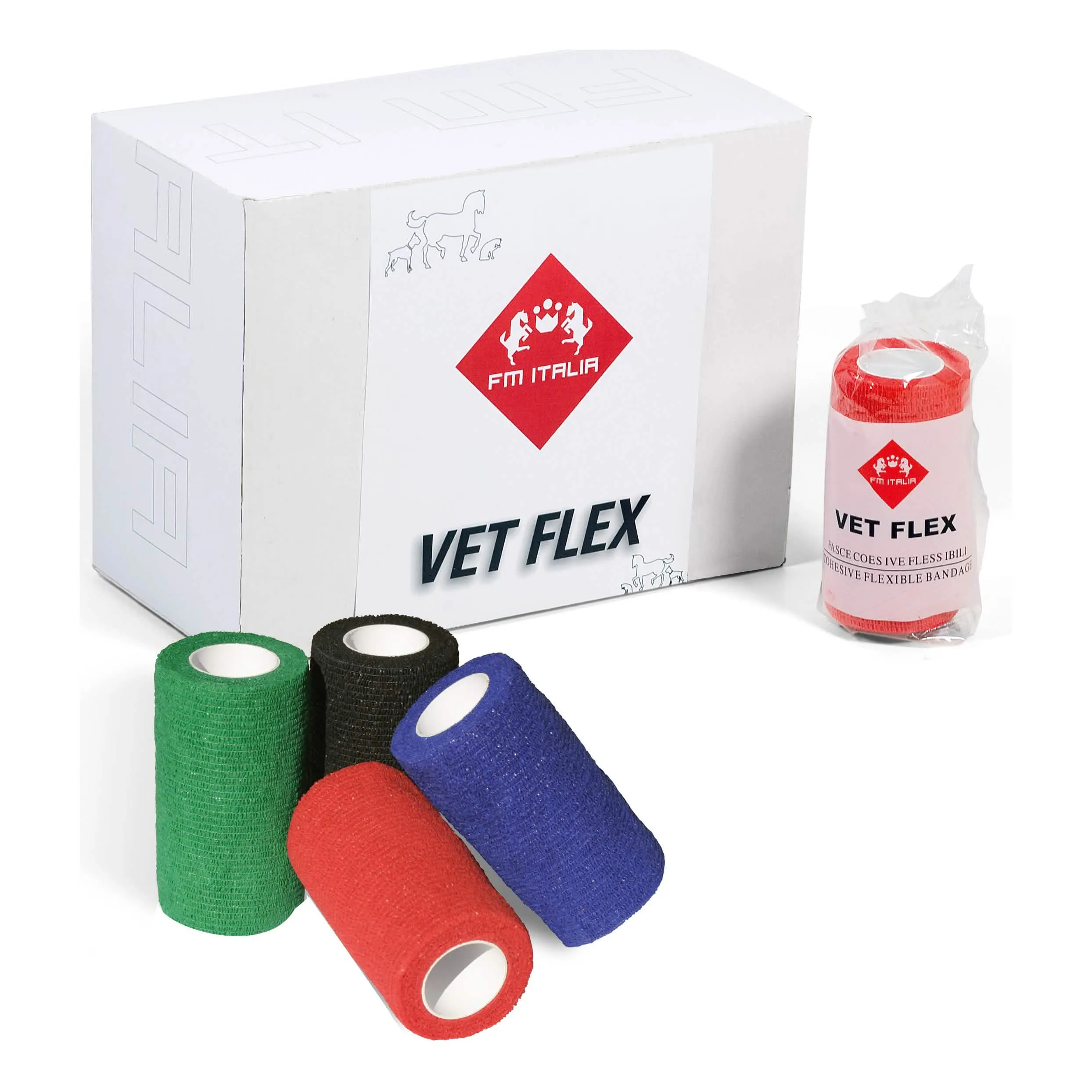 Vet flex rosso 10 cm - immagine 1