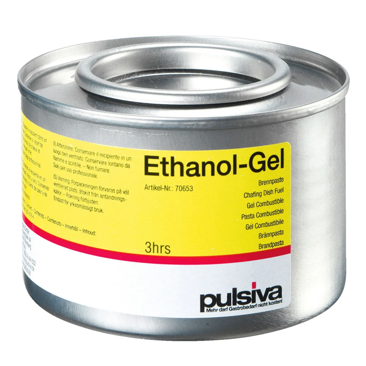PULSIVA Gel combustibile; 230 ml; trasparente - immagine 1