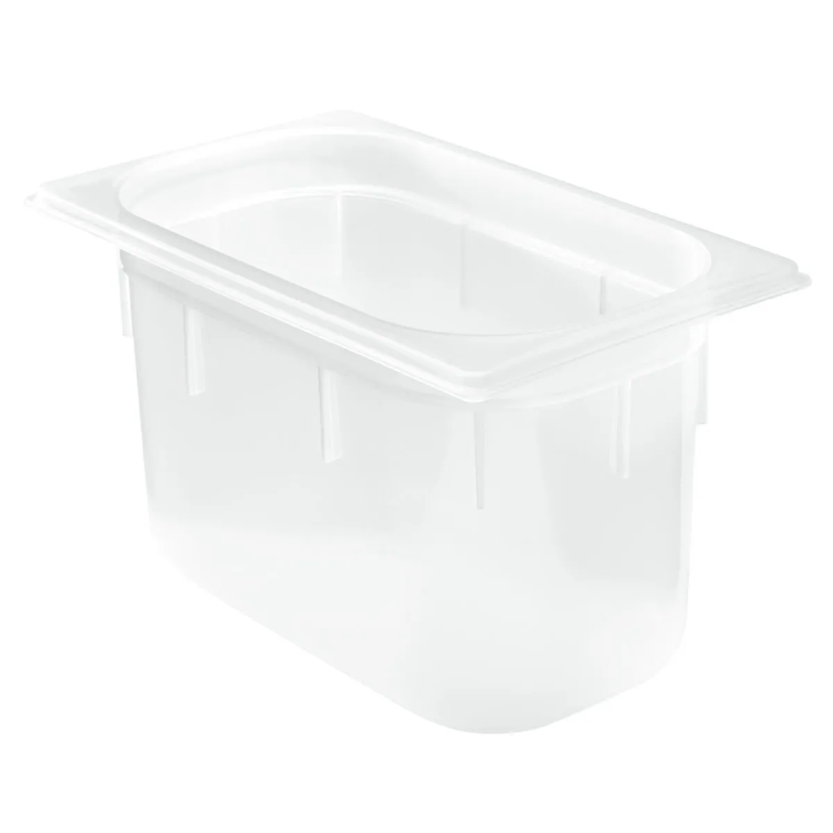 PULSIVA Contenitore gastronorm polipropilene 1/4 Risa; GN 1/4, 3.7 l, 26.5x16.2x15 cm (LxLxP); trasparente - immagine 1