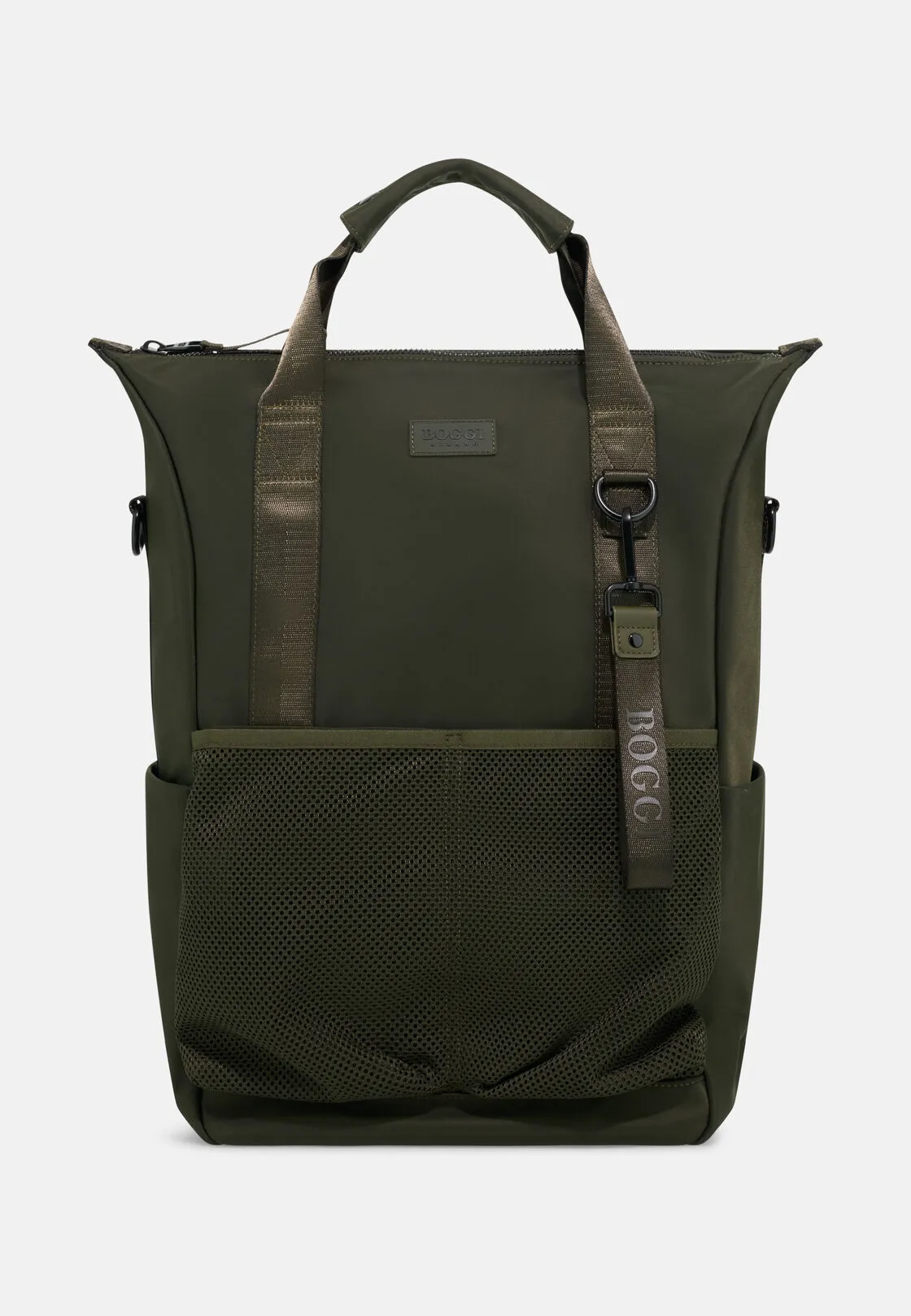 Boggi, Borsa 3way In Tessuto Tecnico, Uomo, Militare - immagine 1
