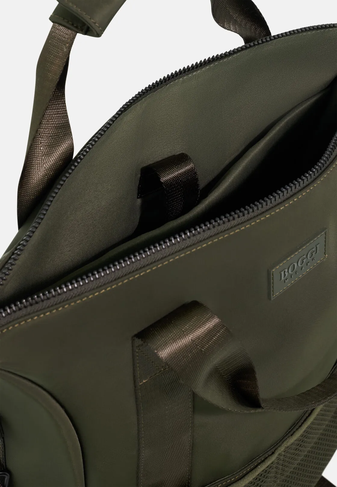 Boggi, Borsa 3way In Tessuto Tecnico, Uomo, Militare - immagine 5