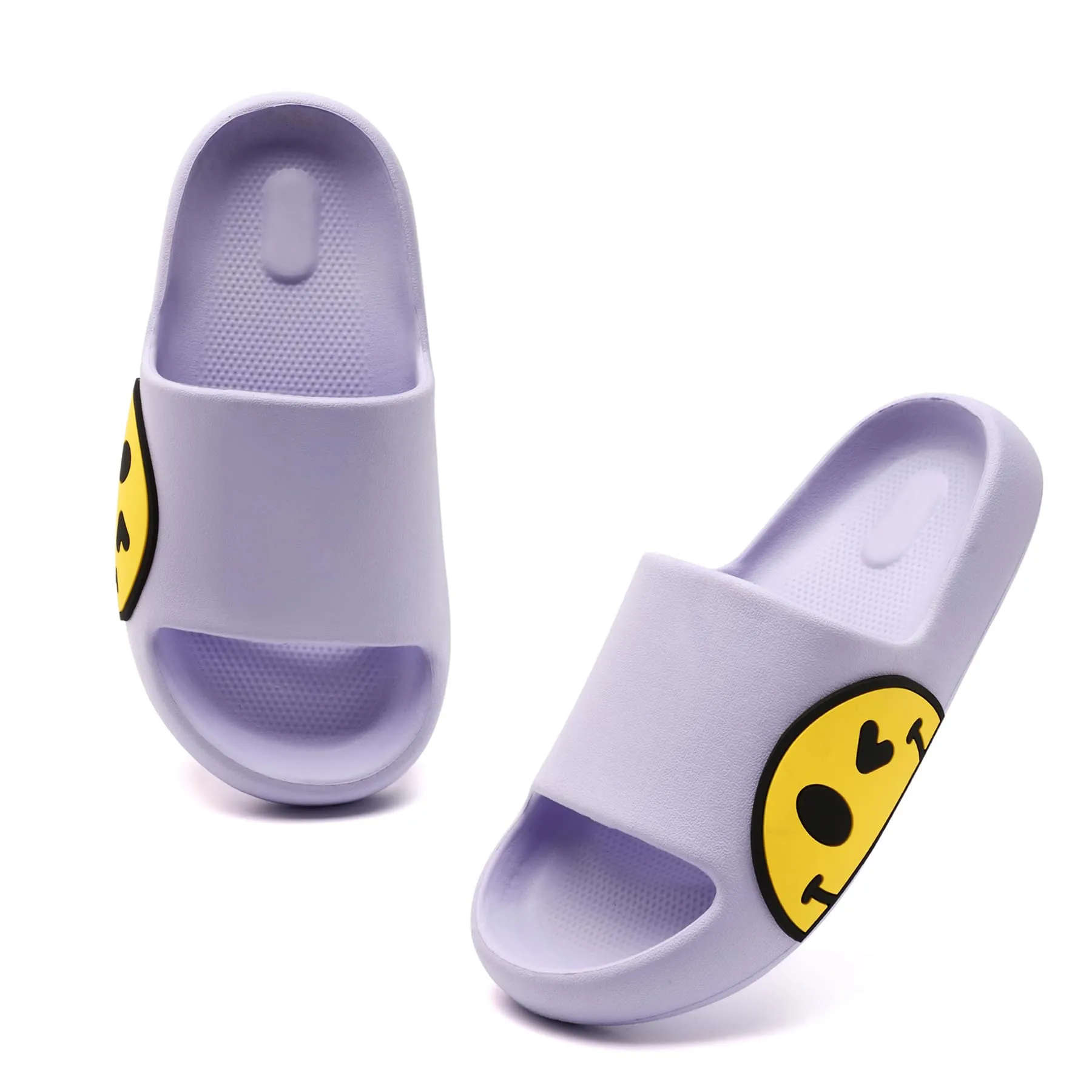 Waysoland Ciabatte donna uomo estive da Spiaggia Sandali,Ciabatte Morbide per bambini bagno,Doccia,pantofole antiscivolo infradito per interni esterni(Viola chiaro,23/24 EU) - immagine 1