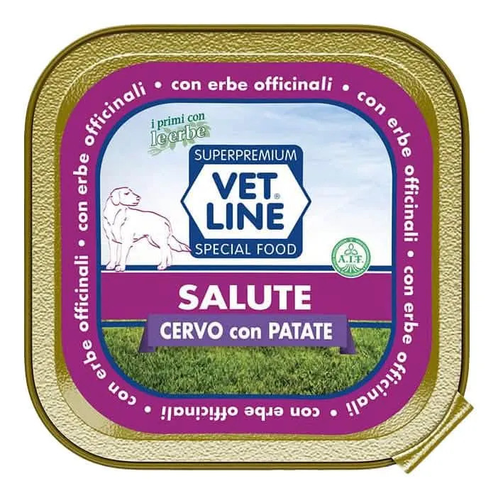 Vet line salute cervo/patate 150 g - immagine 1