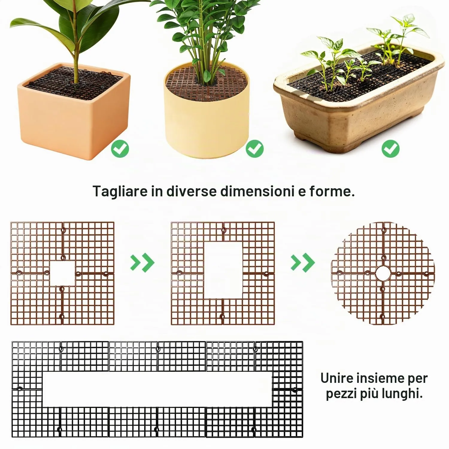 BSTDAYEVER Griglia per Vasi da Fiori Griglia Protezione per Piante 30cm 4Pz - immagine 3