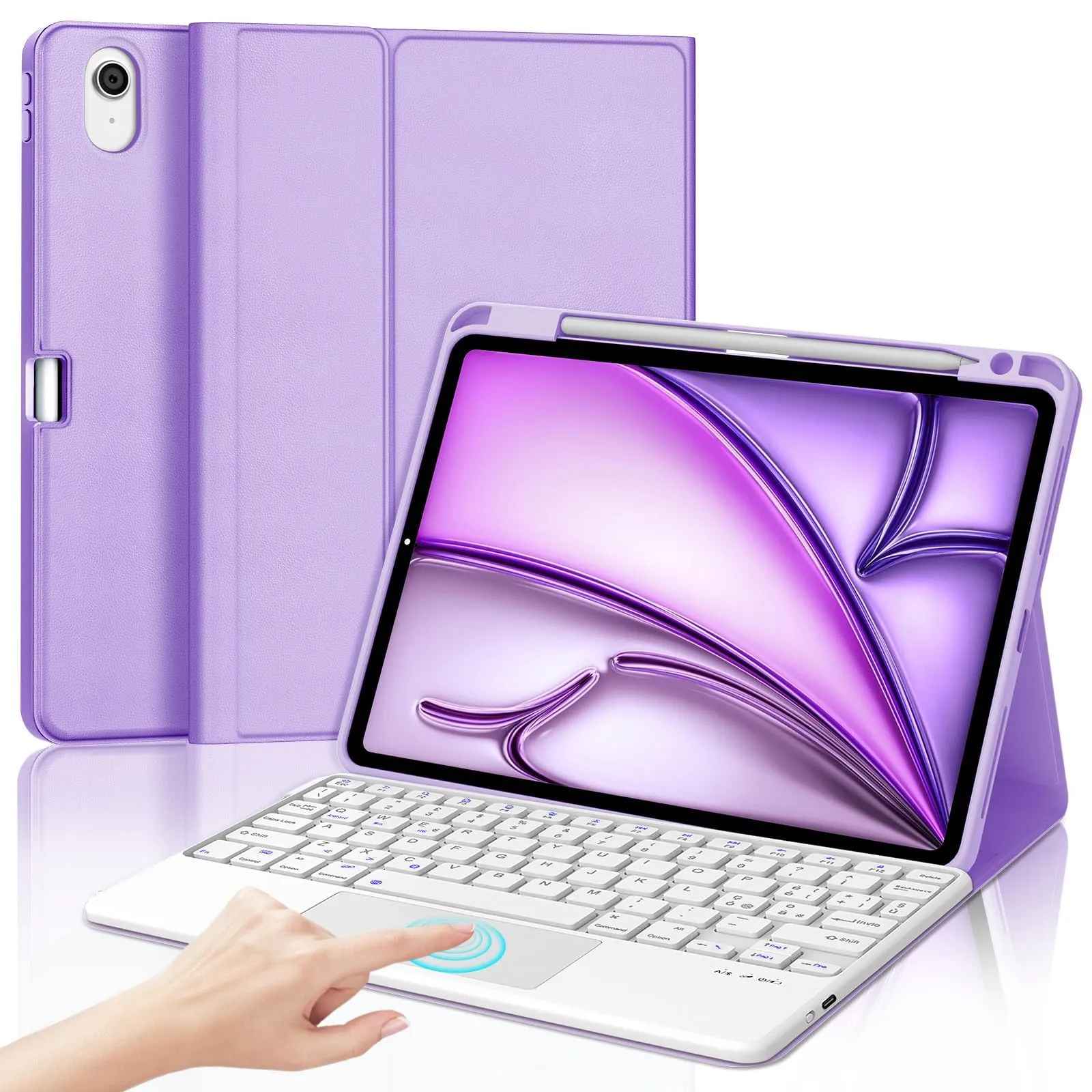 Cover Tastiera per iPad Air 11 M4 2026/M3 2025/M2 2024 11 Pollici - immagine 1