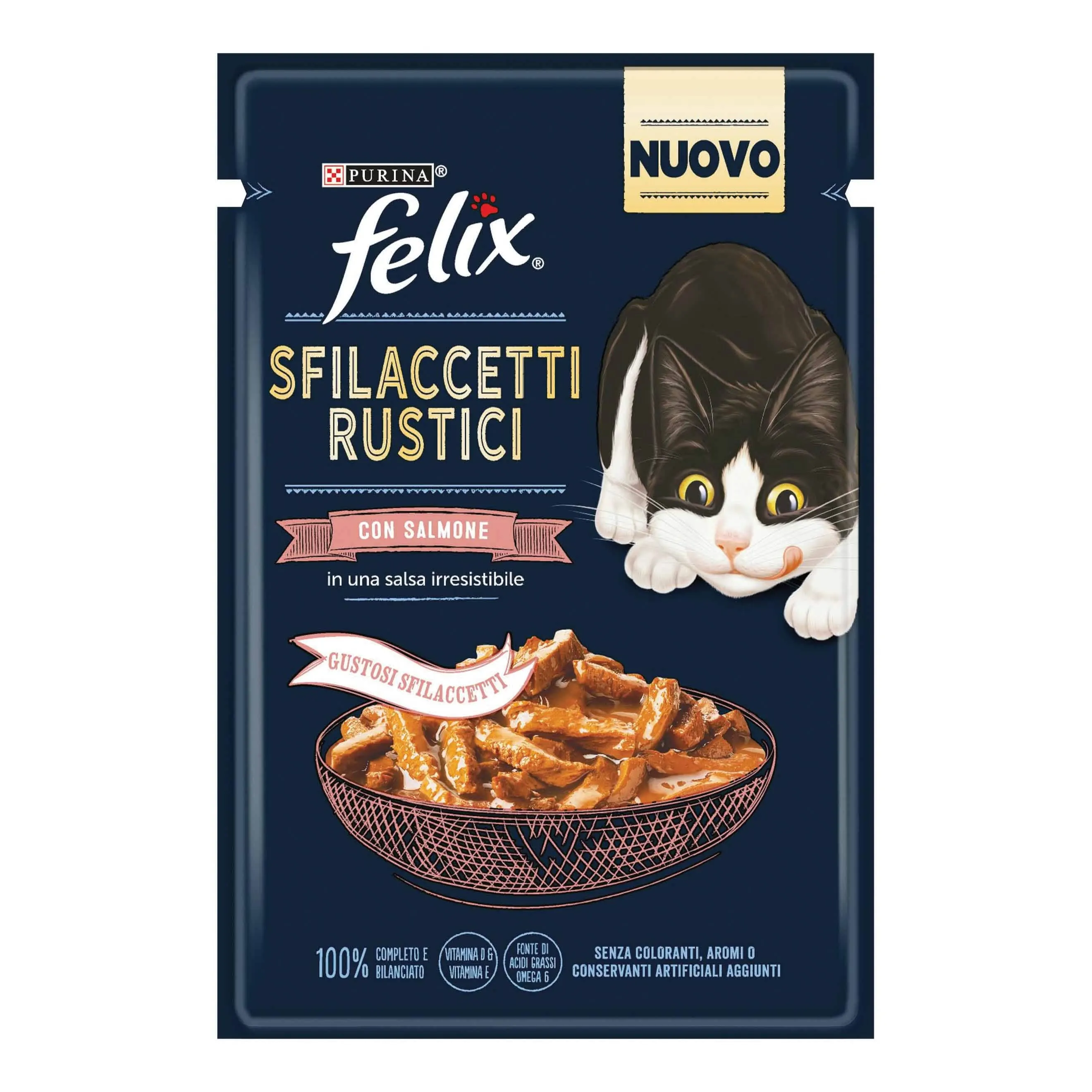 Felix sfilaccetti rustici salmone 80 g - immagine 1