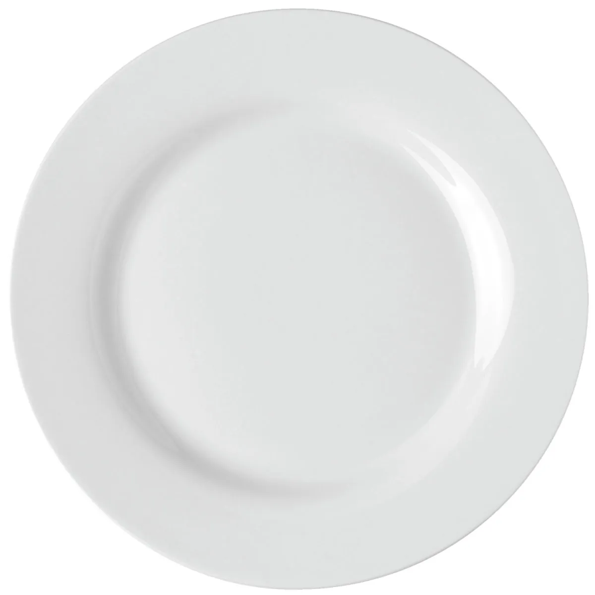 6x PULSIVA Piatto Eco piano; 24 cm (Ø); bianco; rotonda; 6 pz. / Pacco - immagine 1