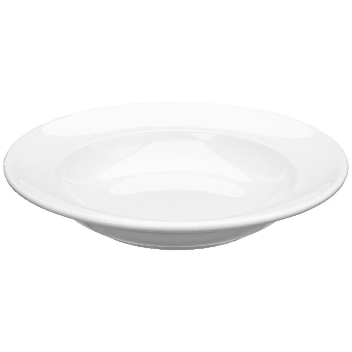 6x PULSIVA Piatto Eco fondo; 260 ml, 21.5 cm (Ø); bianco; rotonda; 6 pz. / Pacco - immagine 1