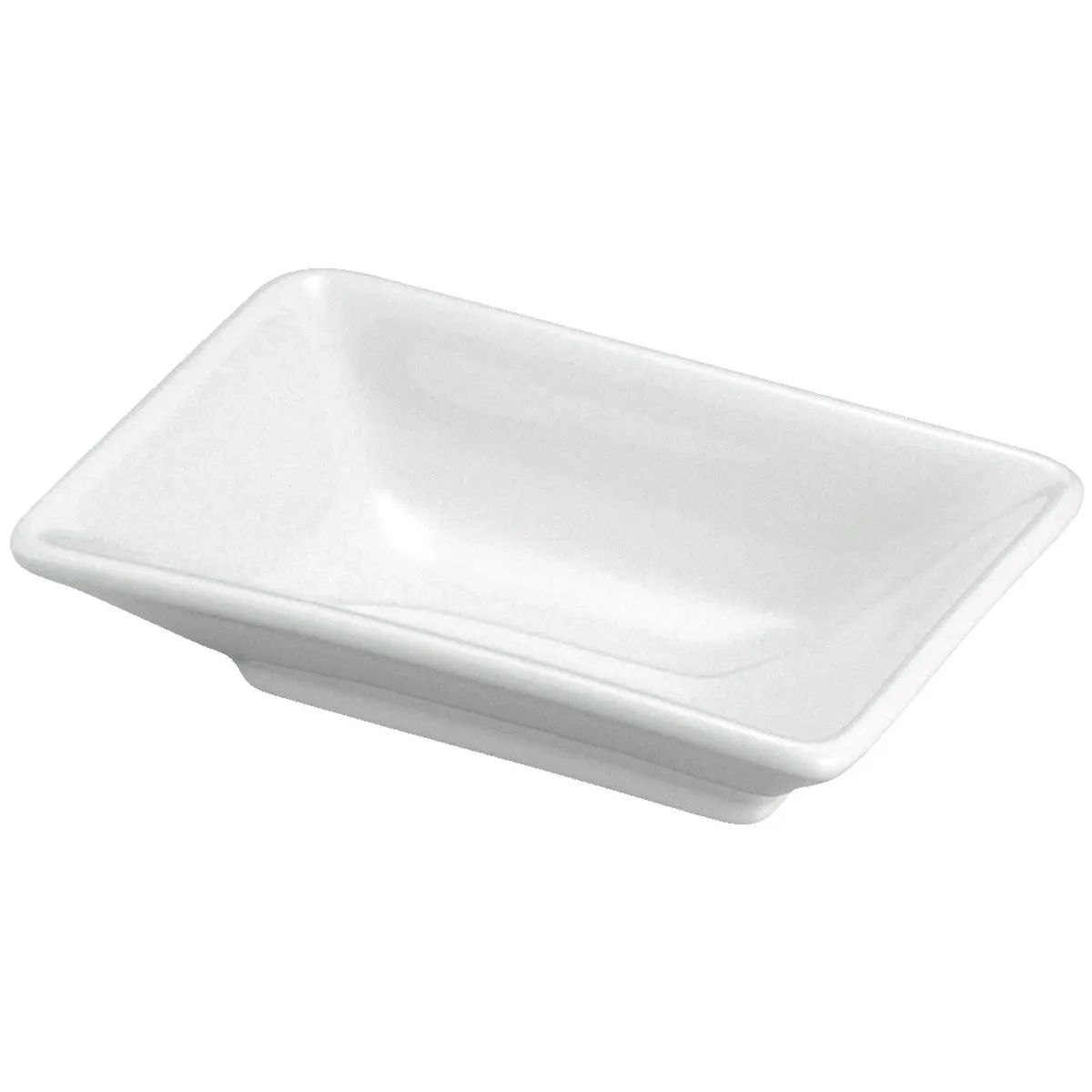 6x VEGA Ciotolina per salse Bali; 40 ml, 10x6.5x2.5 cm (LxLxH); bianco; rettangolare; 6 pz. / Pacco - immagine 1