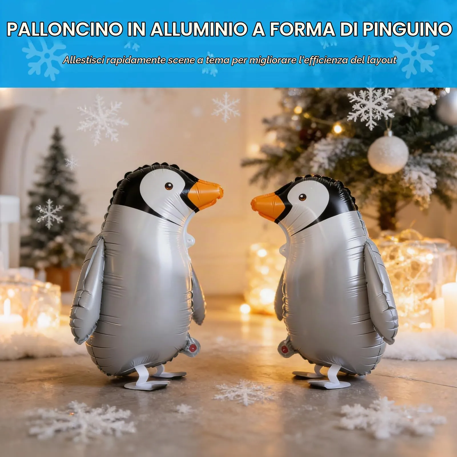 2PCS Palloncini Pinguino,Palloncino Pinguinos,Palloncinis Animali Della XXL - immagine 5