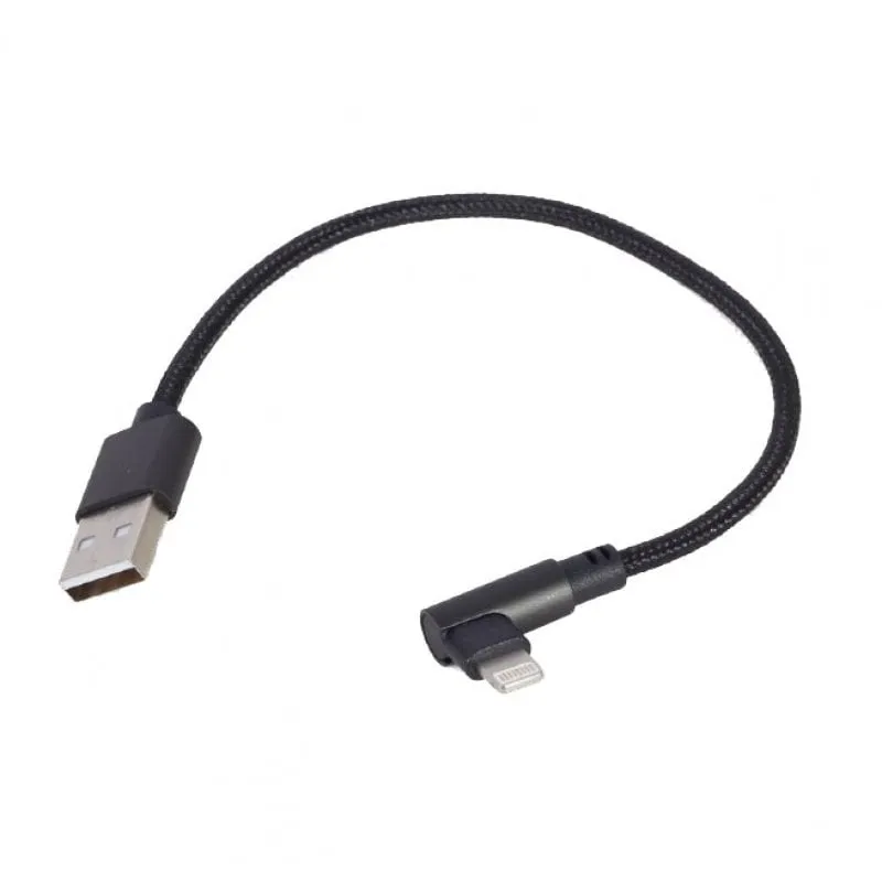 Gembird CC-USB2-AMLML-0.2M cavo Lightning 0,2 m Nero - immagine 1