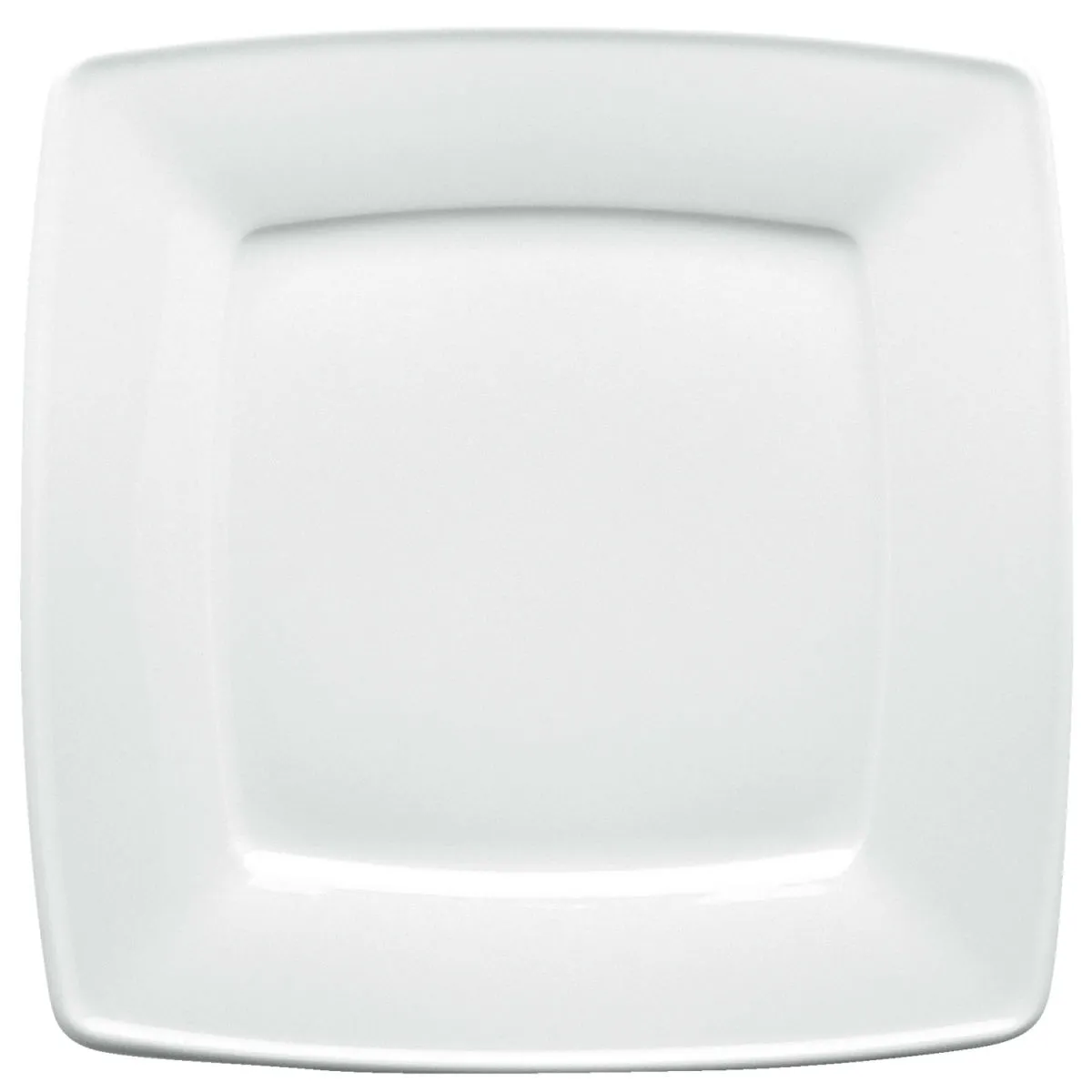 6x VEGA Piatto Melbourne piano; 21x21 cm (LxL); bianco; quadrata; 6 pz. / Pacco - immagine 1