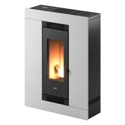 Stufa pellet 8,5kW LUCE PLUS 9 White 4 stelle Classe A+ 7023039 - immagine 1