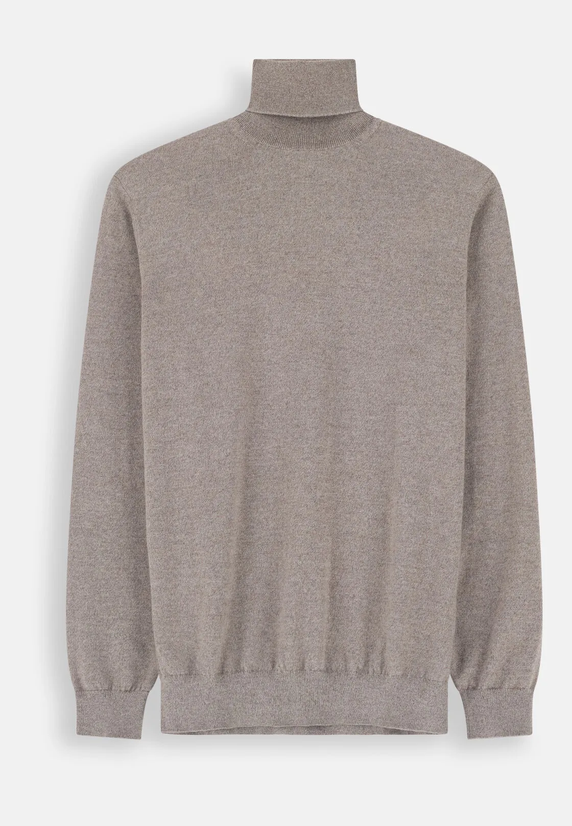 Boggi, Dolcevita In Lana Merino Cashwool® Mouliné, Uomo, Sabbia, Taglia: M - immagine 5