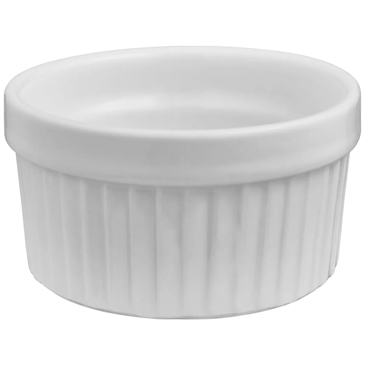 12x VEGA Terrina soufflè Siga; 90 ml, 7x3.8 cm (ØxH); bianco; rotonda; 12 pz. / Pacco - immagine 1