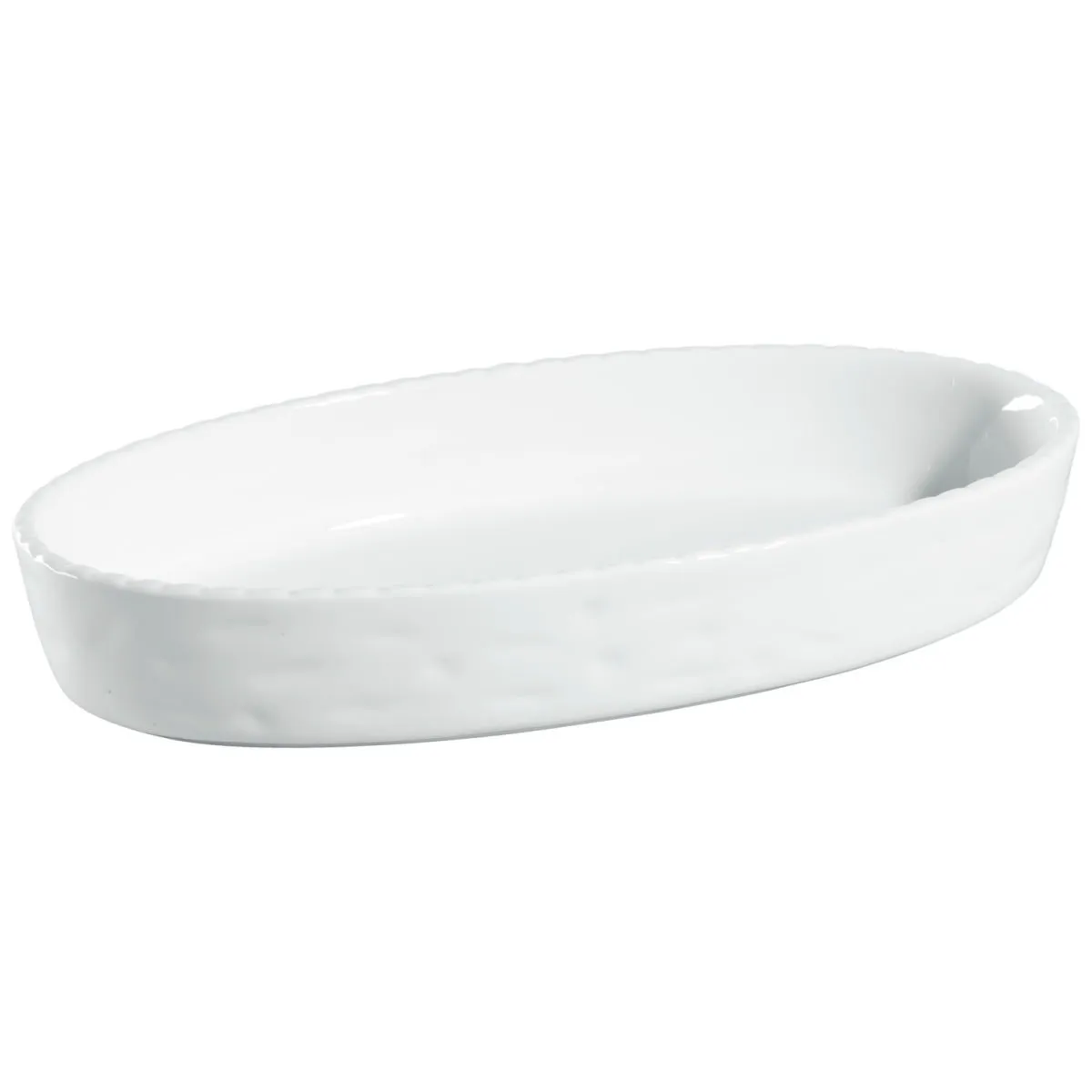 3x VEGA Pirofila Kalumi; 650 ml, 23.3x13.2x4 cm (LxLxH); bianco; ovale; 3 pz. / Pacco - immagine 1