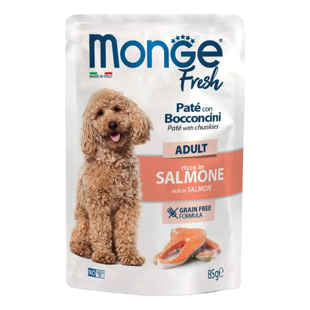 Monge fresh dog adult salmone 85 g - immagine 1