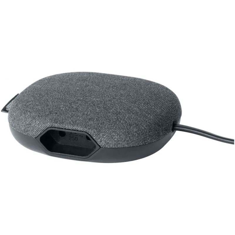 Brennenstuhl Multipresa con superficie tessile 1 presa Euro + 2xUSB 3m Nero/Antracite - immagine 1