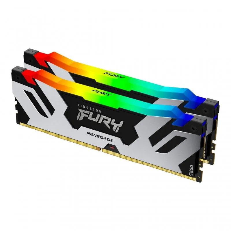 Kingston Technology FURY 32GB 6400MT/s DDR5 CL32 DIMM (Kit da 2) Renegade RGB - immagine 1