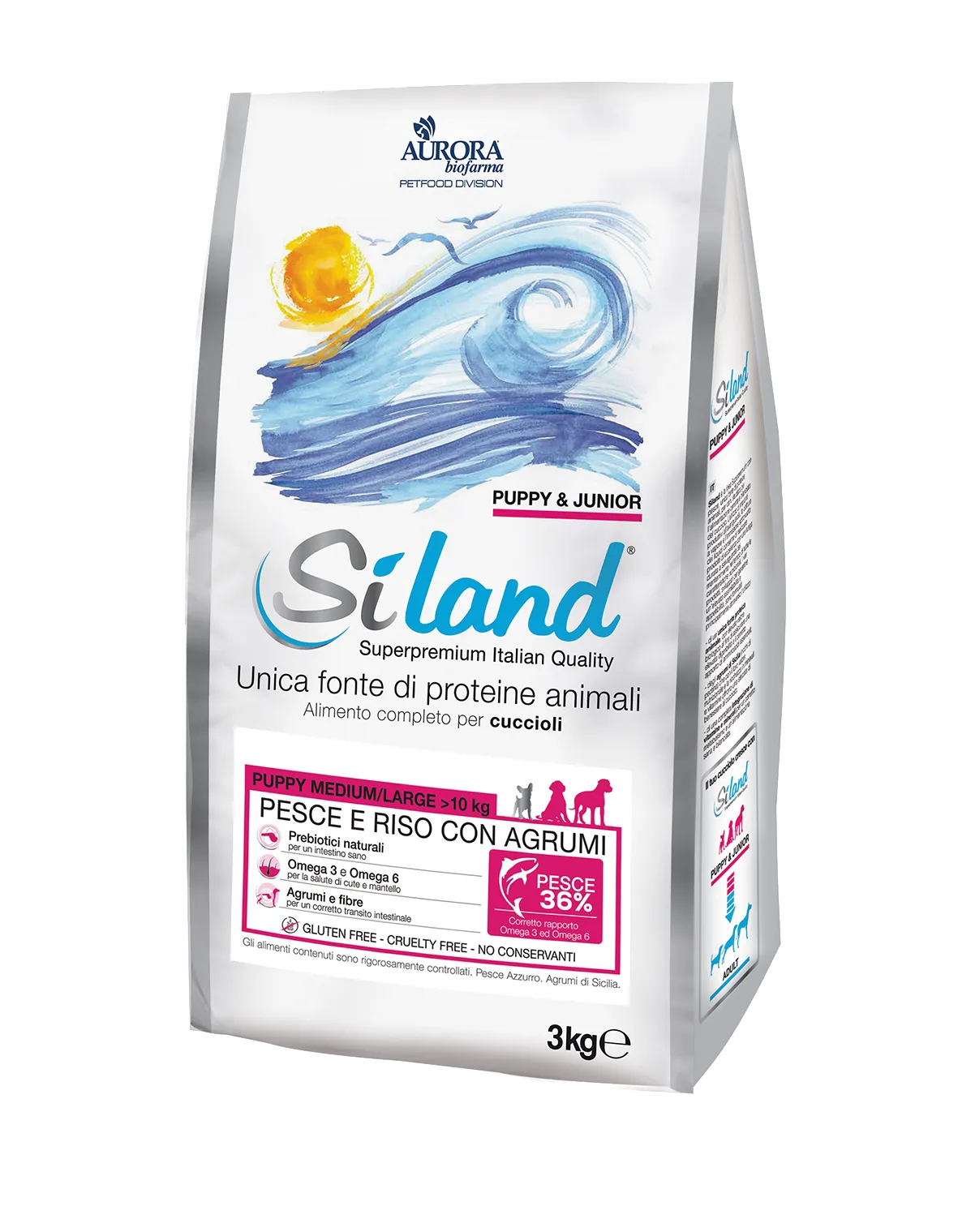 Siland puppy medium/large pesce 3 kg - immagine 1