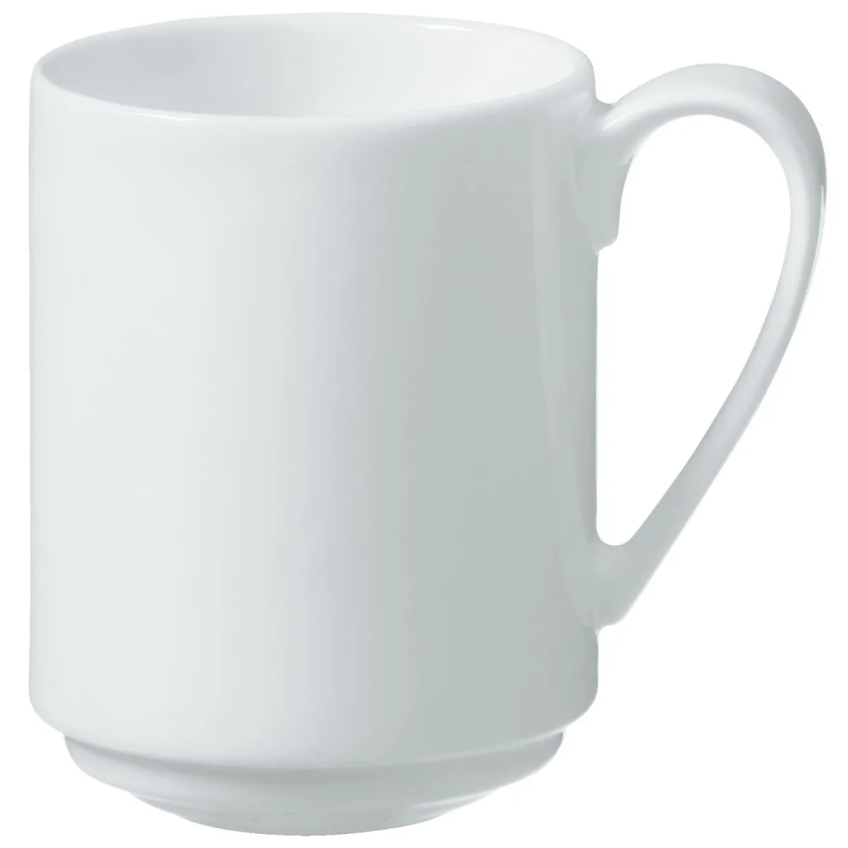 6x VEGA Tazza mug con manico Pallais; 320 ml, 7.5x10 cm (ØxH); bianco; rotonda; 6 pz. / Pacco - immagine 1