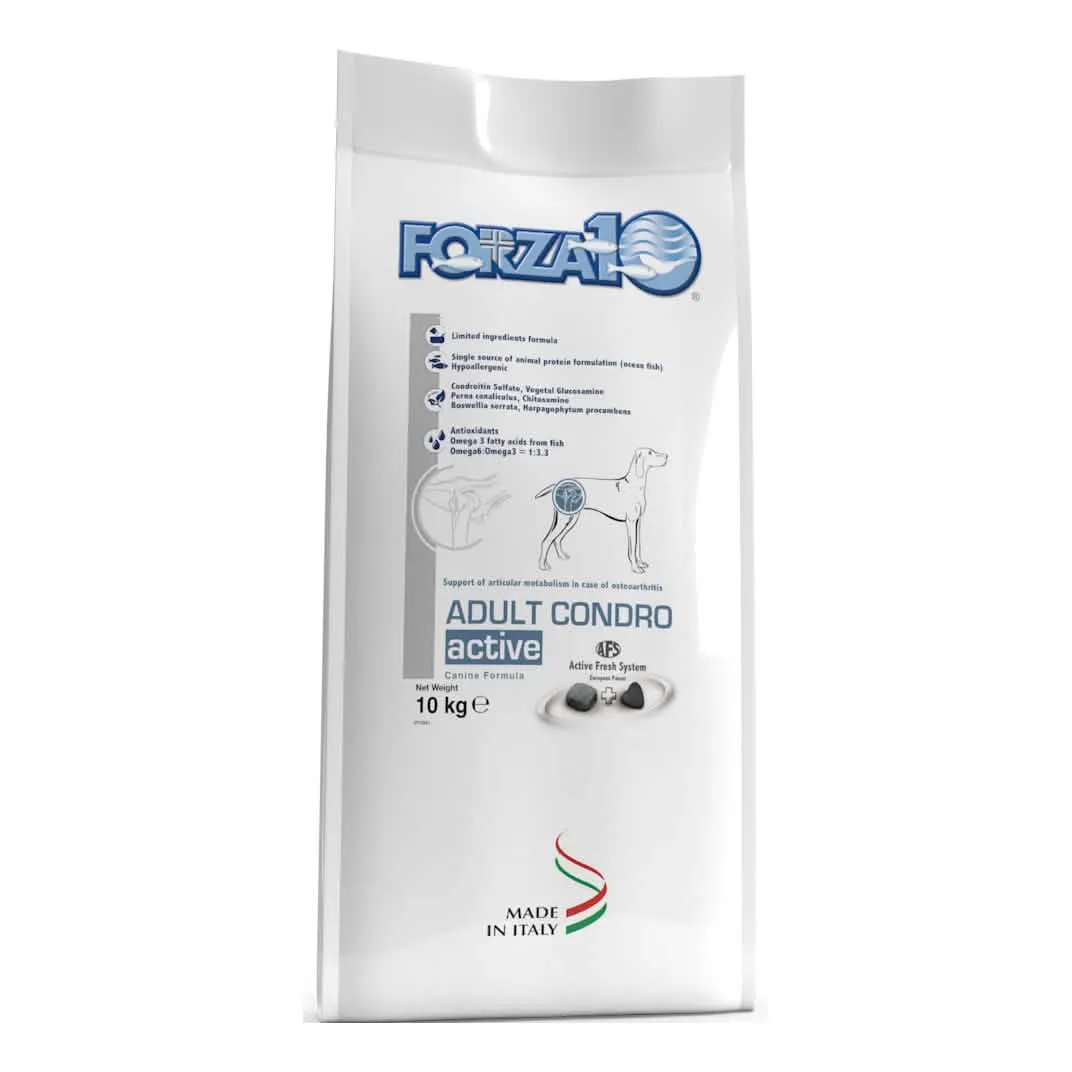 Forza 10 active condro dogall adult pesce dry 10 kg - immagine 1