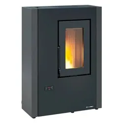 Stufa pellet 7kW LUISELLA 5.0 Maxi WiFi Grafite Classe A+ 1299401 - immagine 1