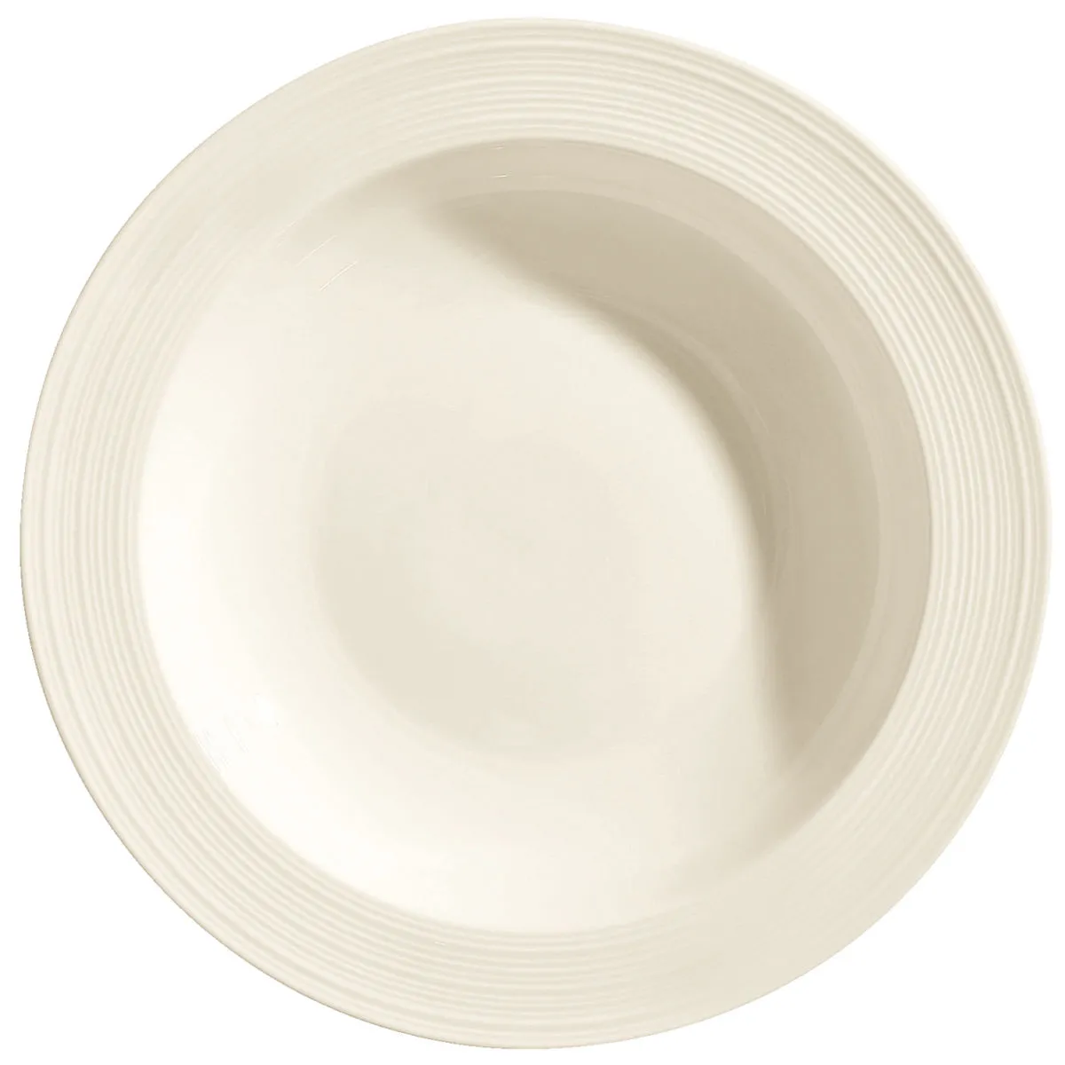 6x VEGA Piatto Skyline fondo; 350 ml, 23x4.1 cm (ØxH); bianco crema; rotonda; 6 pz. / Pacco - immagine 1