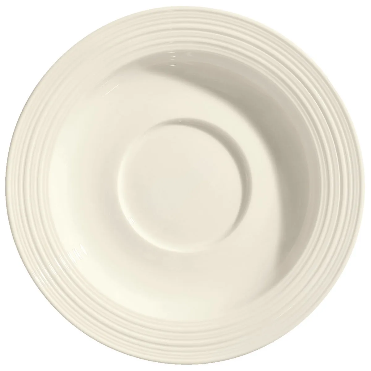 6x VEGA Piattino sottotazza cappuccino e mug Skyline; 15 cm (Ø); bianco crema; rotonda; 6 pz. / Pacco - immagine 1