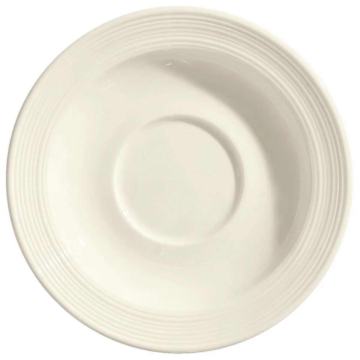 6x VEGA Piattino per tazzina caffè Skyline; 12 cm (Ø); bianco crema; rotonda; 6 pz. / Pacco - immagine 1