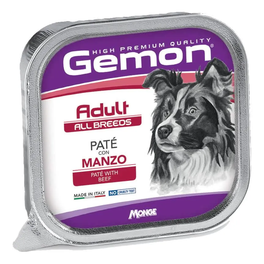Gemon pate' adult manzo 150 g - immagine 1
