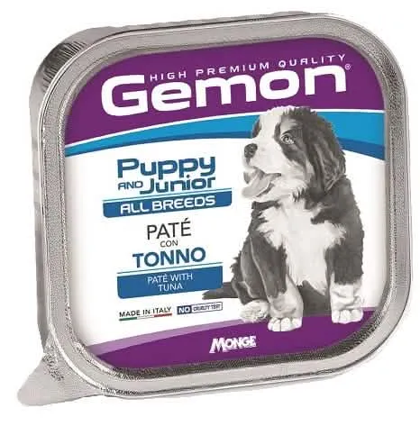 Gemon pate' puppy junior con tonno 150 g - immagine 1