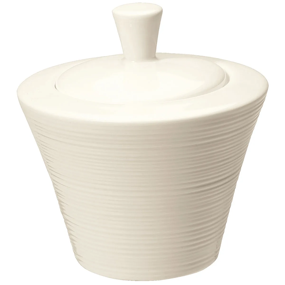6x VEGA Zuccheriera Skyline; 300 ml, 9.8x10 cm (ØxH); bianco crema; rotonda; 6 pz. / Pacco - immagine 1