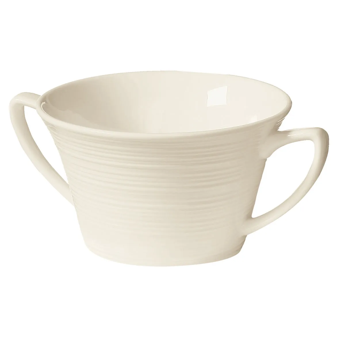 6x VEGA Tazza consommè Skyline; 300 ml, 11x6.7 cm (ØxH); bianco crema; rotonda; 6 pz. / Pacco - immagine 1