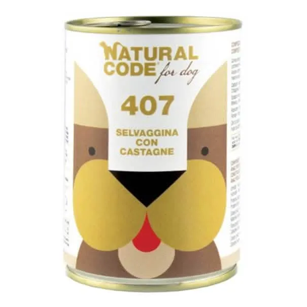 Natural code selvaggina e castagne 400 g - immagine 1