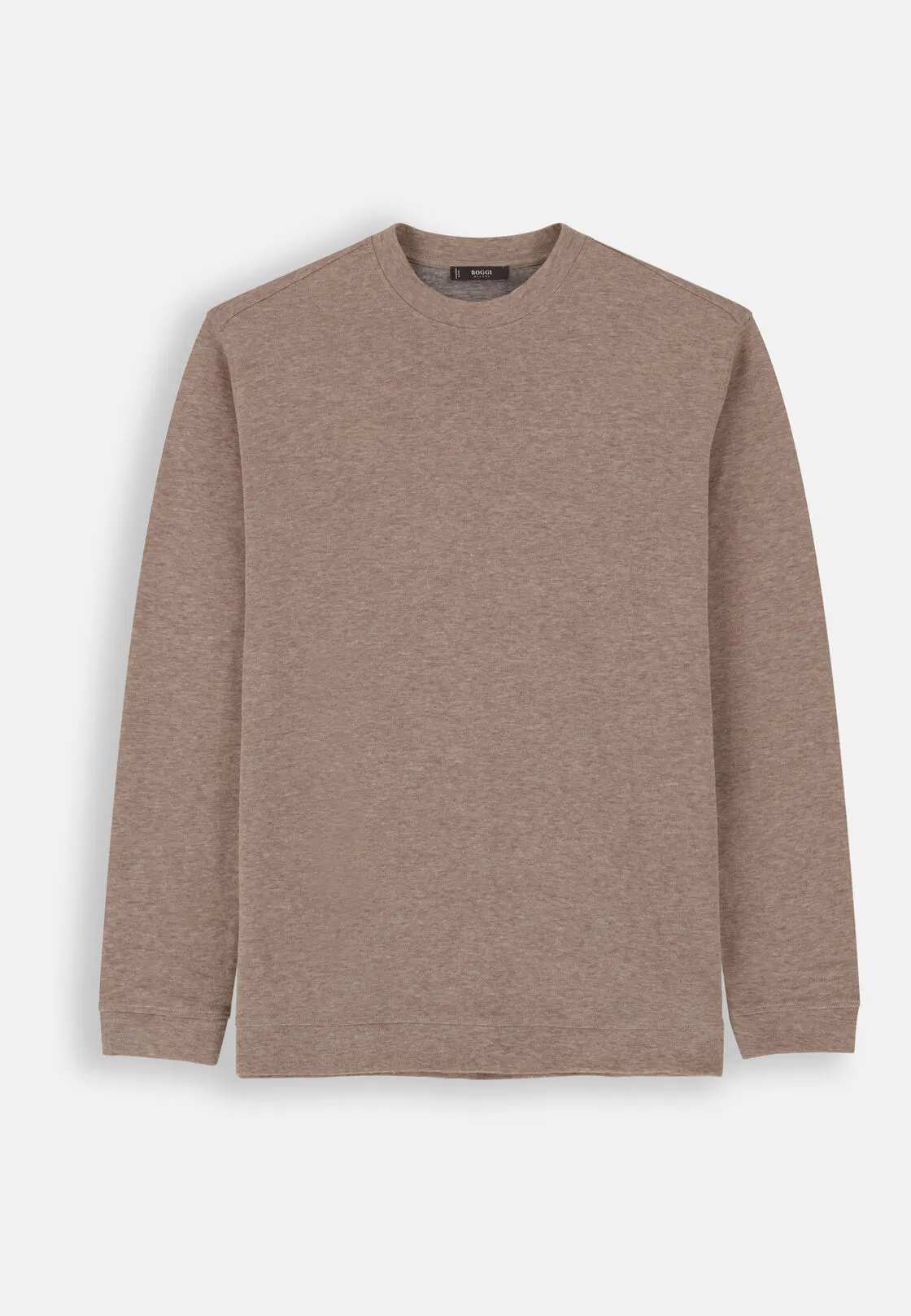 Boggi, T-shirt In Jersey Cotone E Cashmere Melange, Uomo, , Taglia: XXL - immagine 5