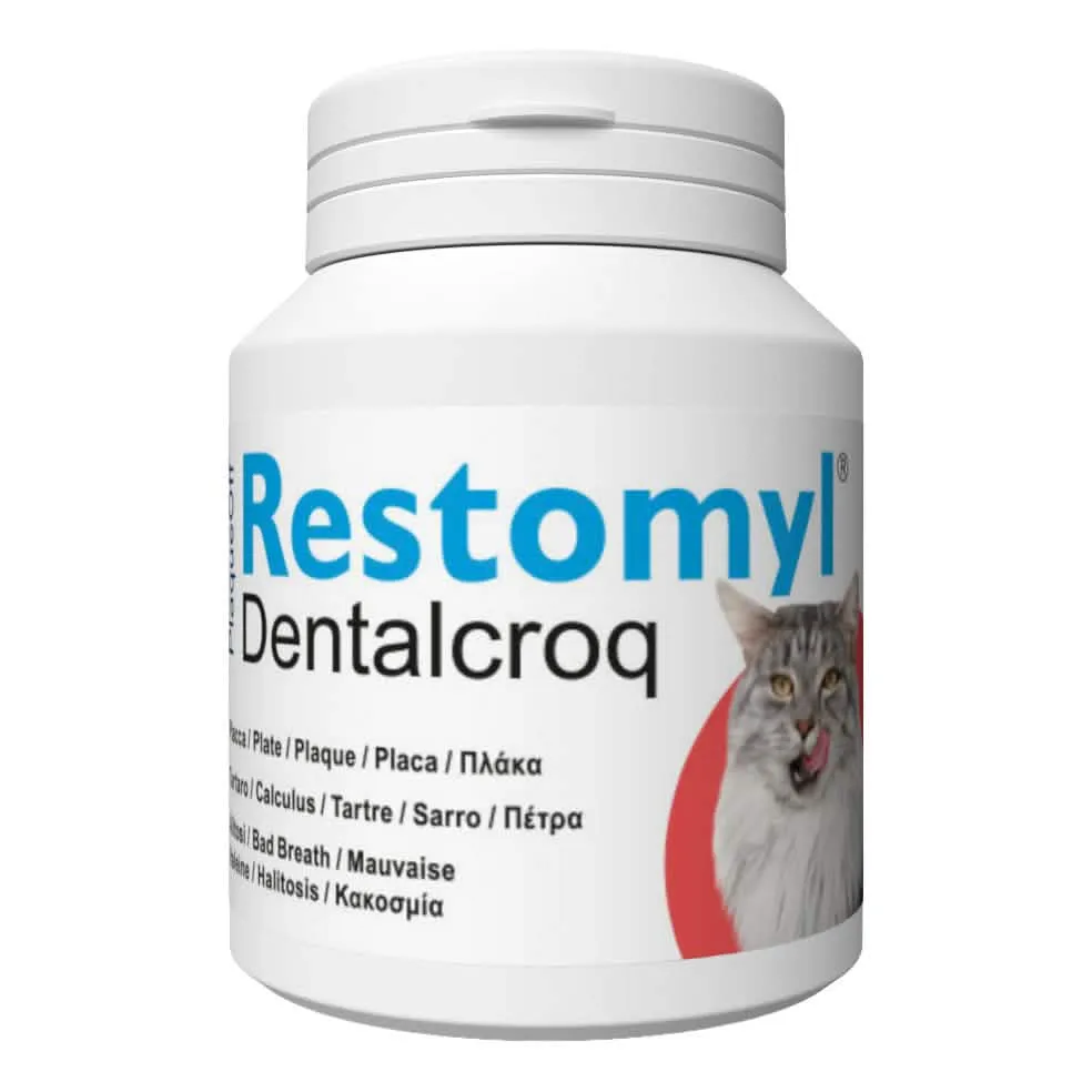 Restomyl dentalcroq gatto 60 g - immagine 1