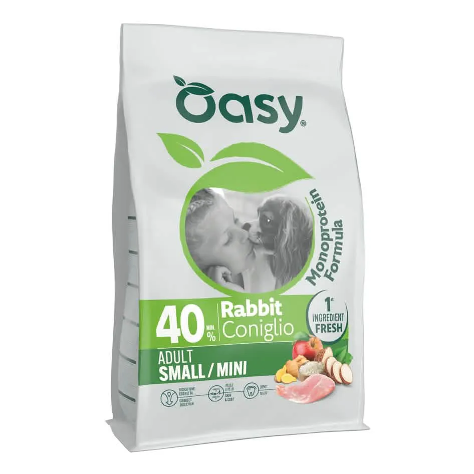 Oasy dry dog monoprotein adult small/mini con 800 g - immagine 1