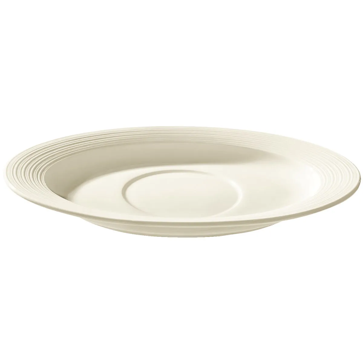 6x VEGA Piattino per ciotola Skyline ovale; 22.5x15.5 cm (LxL); bianco crema; ovale; 6 pz. / Pacco - immagine 1