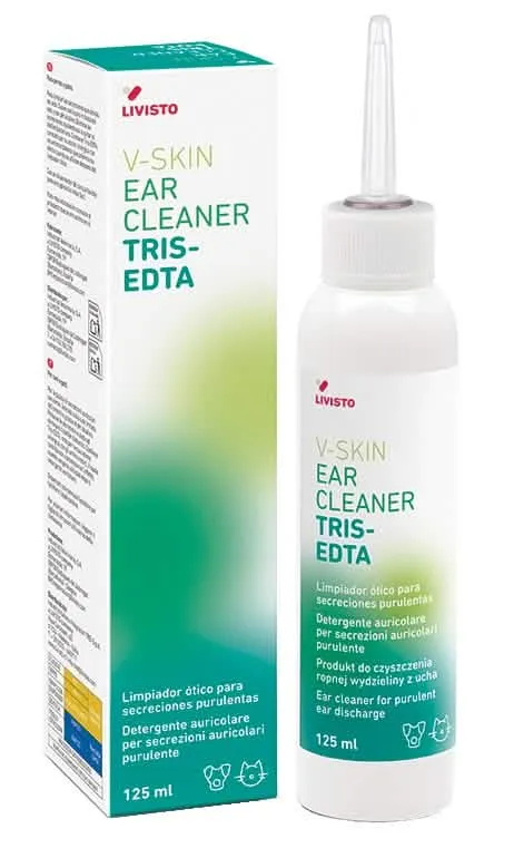 V skin ear cleaner tris edta 125 ml - immagine 1