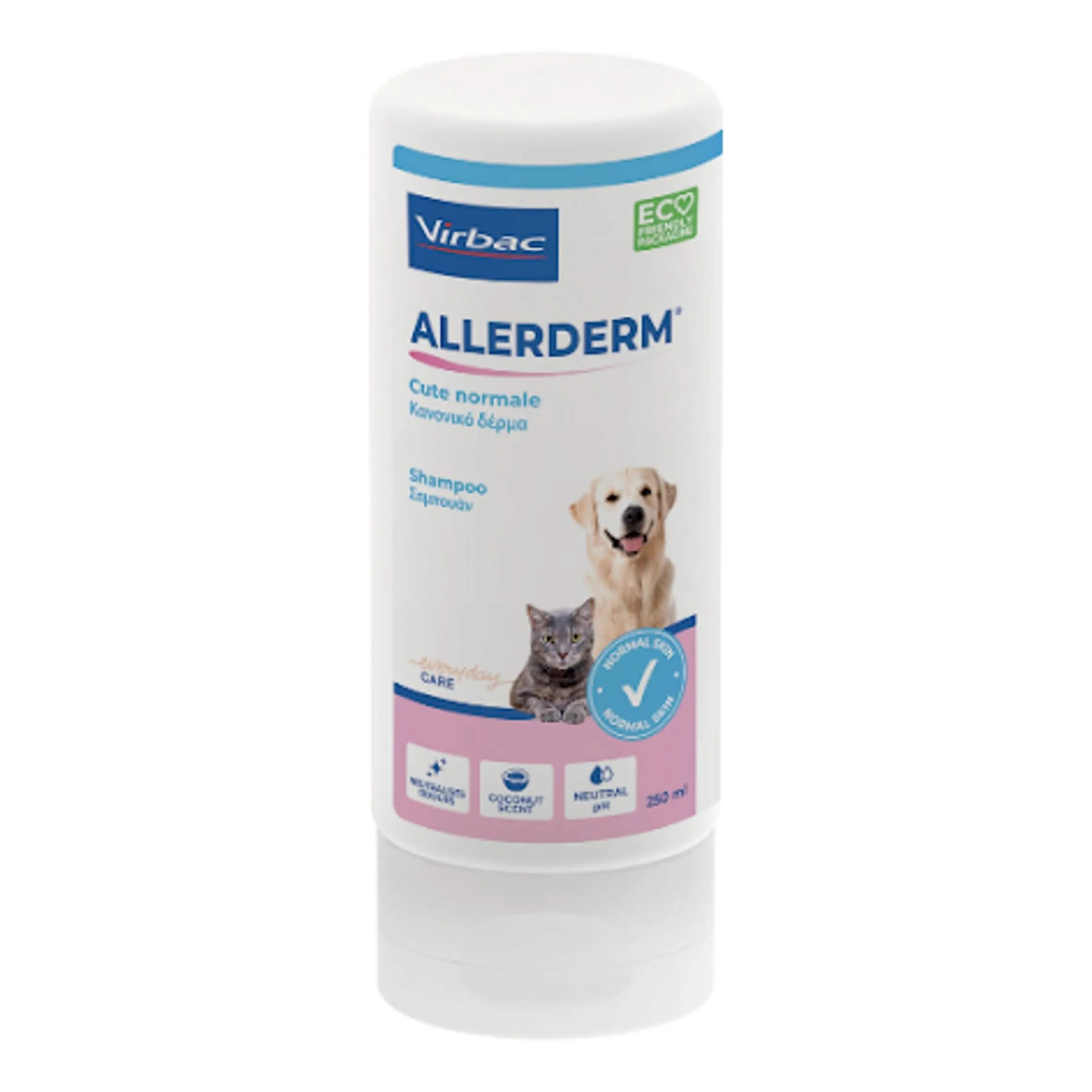 Allerderm shampoo cute normale 250 ml - immagine 1