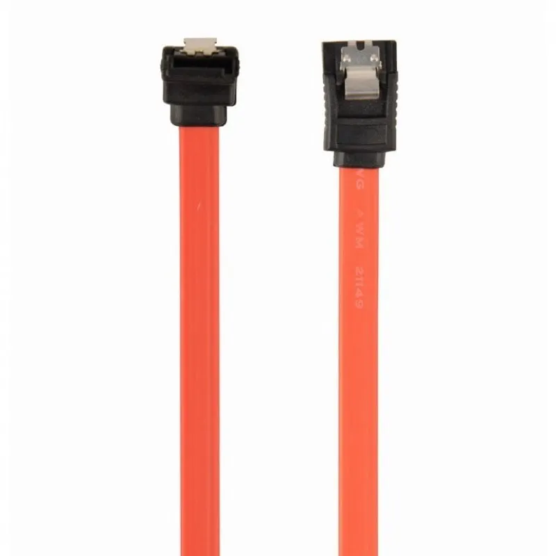 Cavo Gembird SATA 3 con connettore piegato a 90º 50 cm Rosso - immagine 1