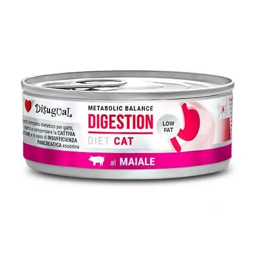 DISUGUAL GATTO DIET DIGESTION LOW FAT MAIALE 85 GR - immagine 1