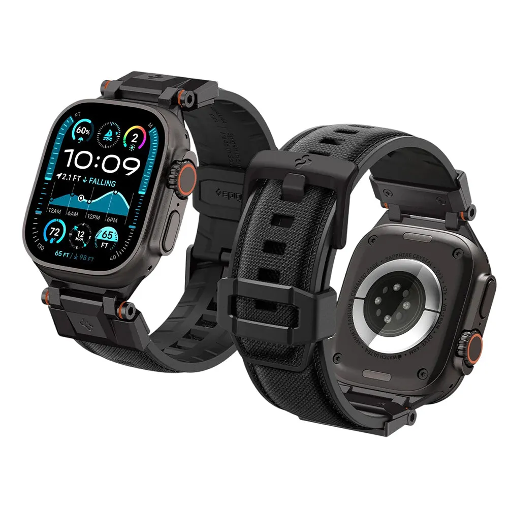 Cinturino Spigen DuraPro Armor per Apple Watch 49mm / 46mm / 45mm / 44mm / 42mm Series, Nero AMP06065 - immagine 1