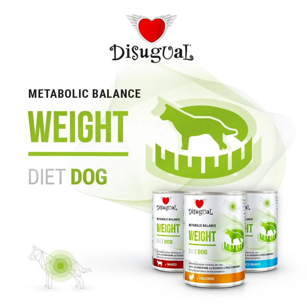 DISUGUAL Cane Diet Weight Manzo 400 gr - immagine 1