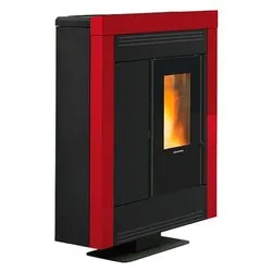 Stufa pellet 10kW SOUVENIR PLUS STEEL 5.0 Bordeaux 5 stelle Classe A+ 1293951 - immagine 1